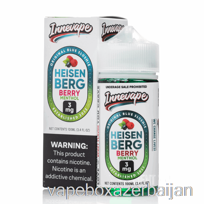 Vape Azerbaijan Heisenberg Berry Menthol - Innevape - 100mL 0mg